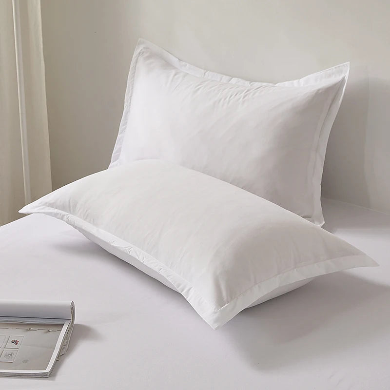 100% Cotton Plain Pillowcase Machine Washable Pillow Cover Bedroom Decor Suitable For With Children Just Pillowcase ,No Pillow